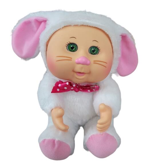 Cabbage Patch Cuties Bunny HONEY Rabbit Plush Doll Forest Friends Green Eyes - Picture 1 of 9